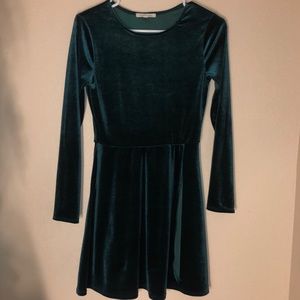 Copper Key Velvet Dress